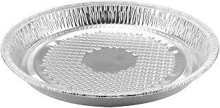 KitchenDance Disposable Aluminum Individual Pizza Pan- 7 Inches Aluminium Foil Pan for Pizza, Cookie - Heavy Duty Aluminum Foil Baking Pan Perfect for Baking, Storing, Preparing Food #WE50, Pack of 25