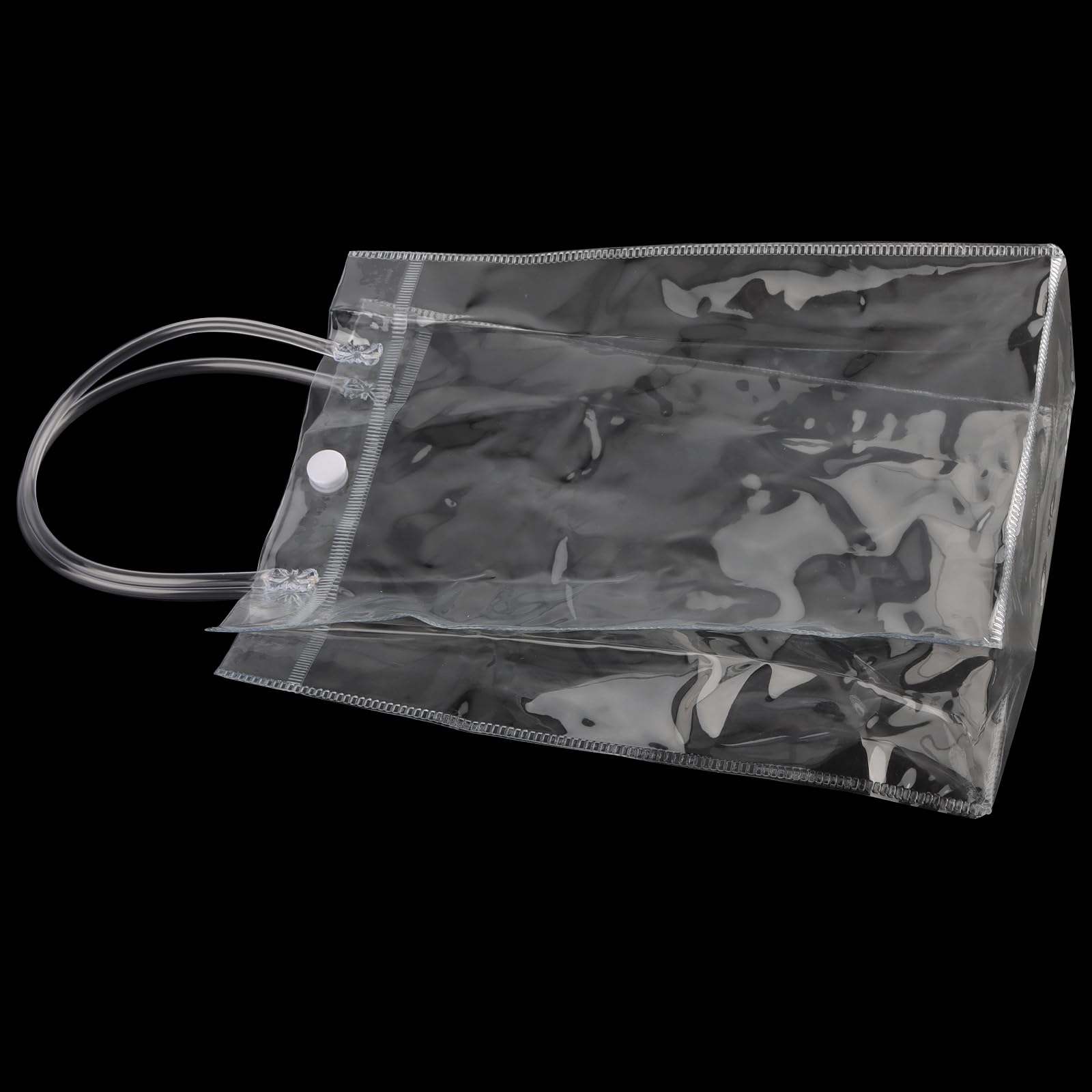 TOPBELIEF 10 Sacchetti Regalo Olografici In PVC – 17,7x10x20 Cm, Con Manici In Ecopelle, Impermeabili E Riutilizzabili - 3