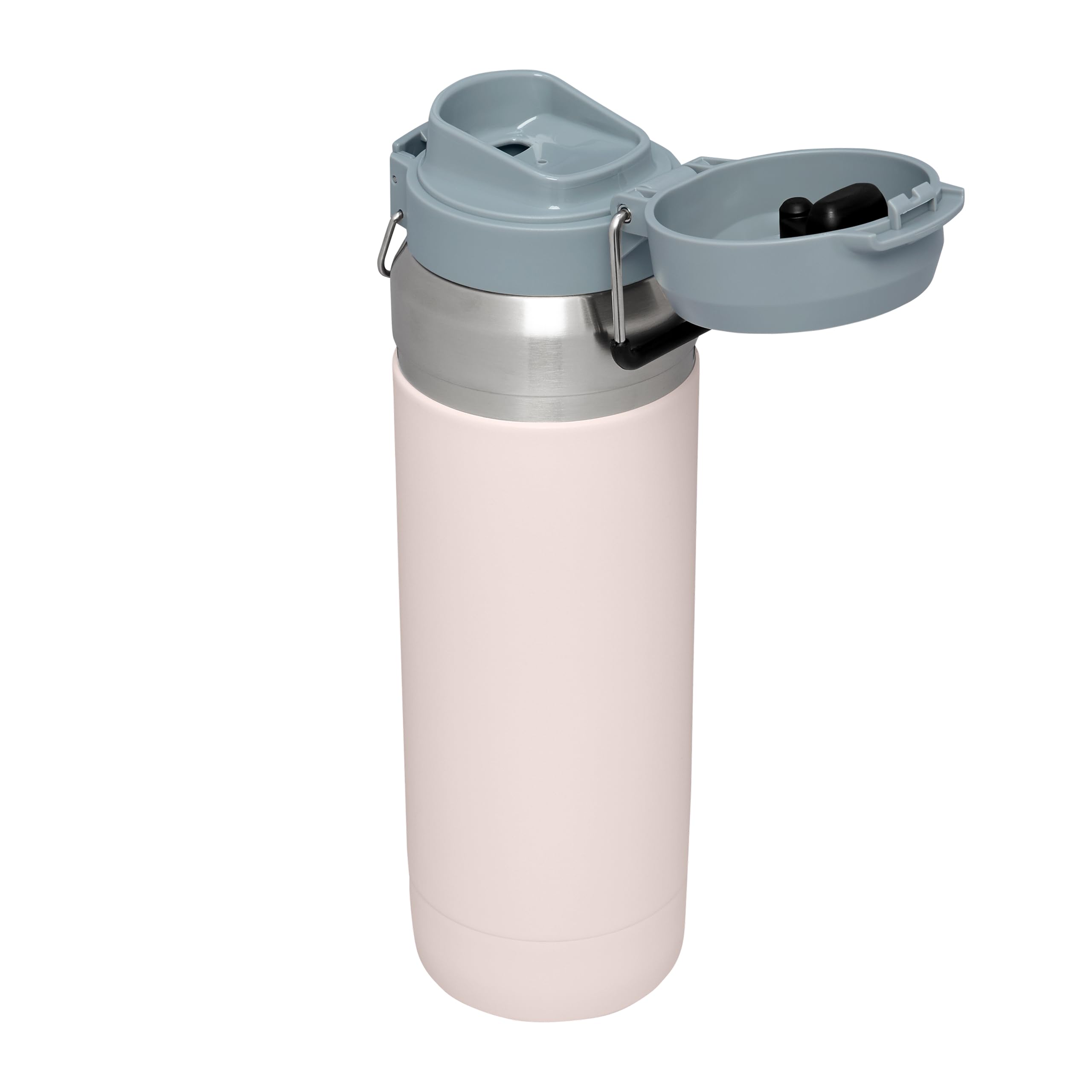 STANLEY 1913 Quick Flip Trinkflasche 1.06L - Rose Quartz | 18 Std. kalt - Auslaufsicher - BPA-frei - Spülmaschinenfest