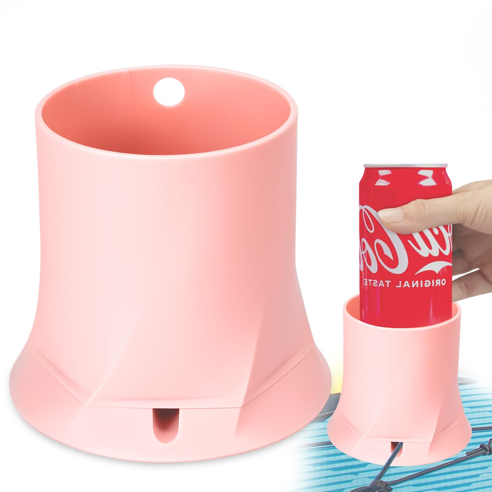 Paddle Board Cup Holder, Stand Up Paddle Board Accessory, Drink Holder Suitable for Types of Cup/Bottle/Drink (Pink)
