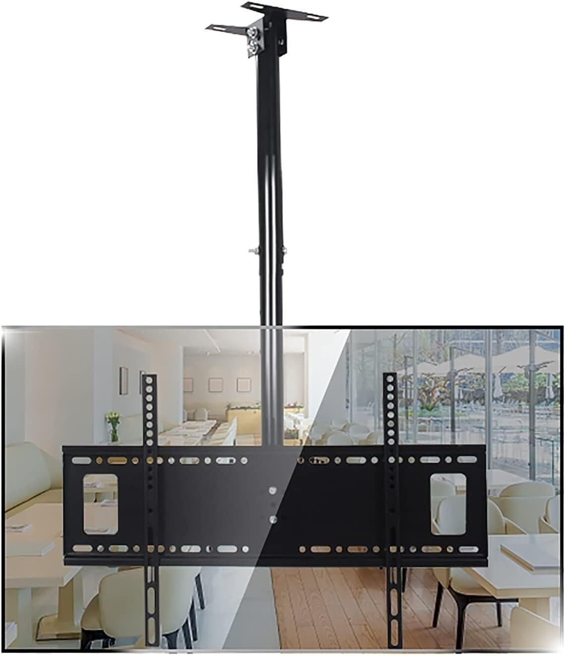 Support TV plafond robuste et élévateur électrique pour grand écran plat LCD