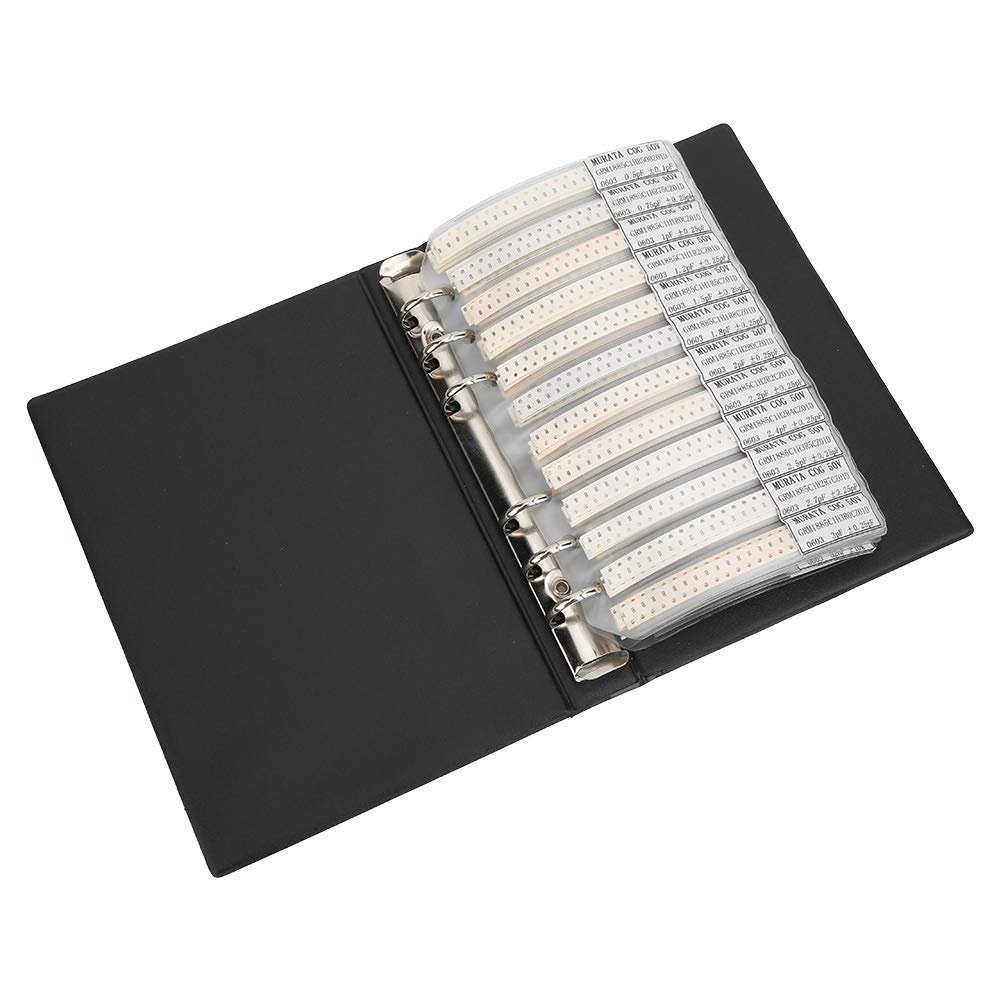Kit assortimento condensatori serie 0603 90 valori Campione nero Componenti elettronici per appassionati