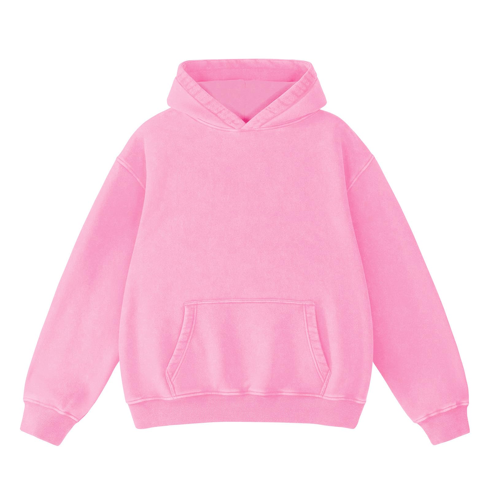 Dnzzs Acid Wash Hoodie Super Soft Sweatshirt for Mens Pullover Oversized Men's Fashion Hoodies & Sweatshirts Vintage Tops