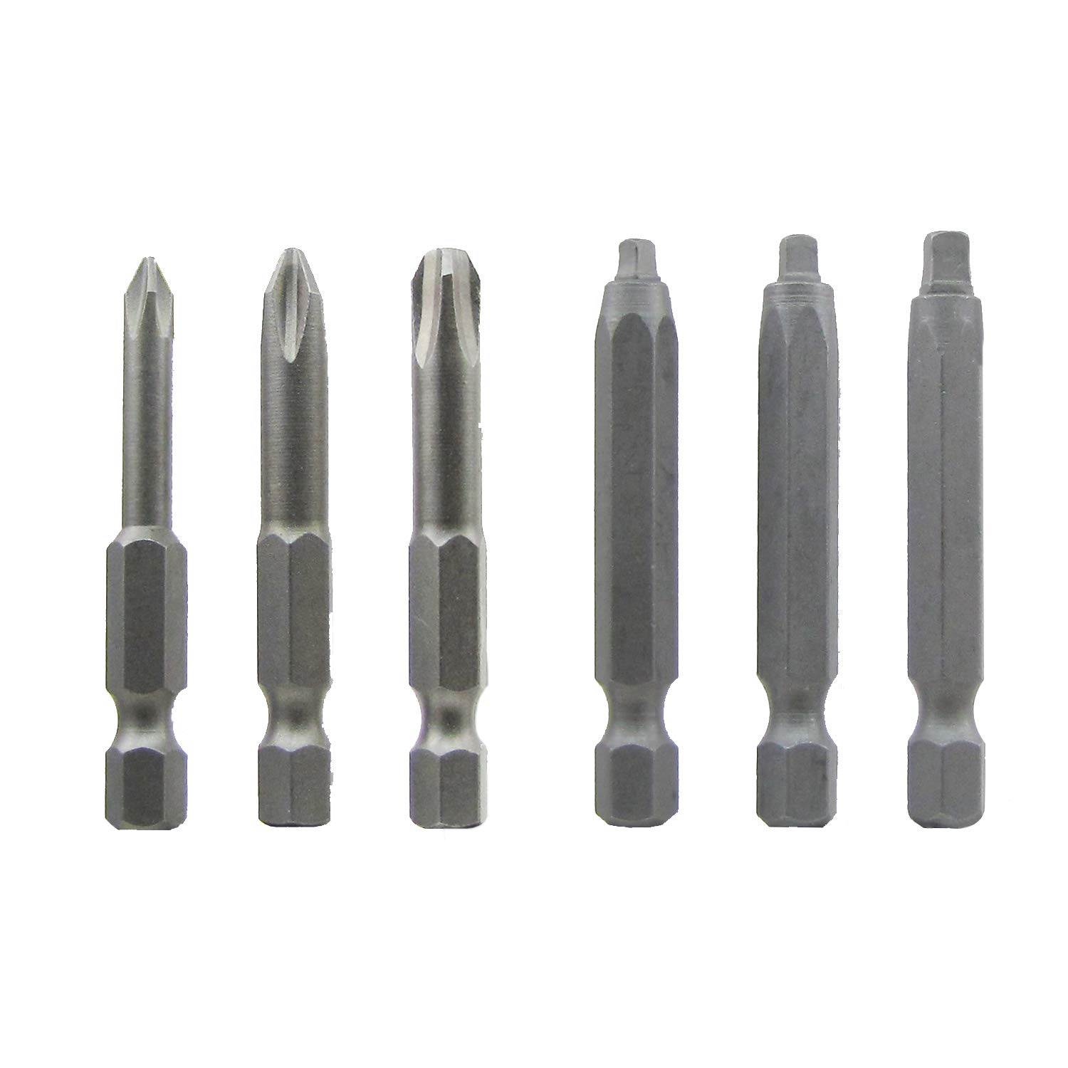 Make it Snappy Tools #1, 2, 3 x 2 Inch Phillips & Square Driver Bits (1 Each) #72123