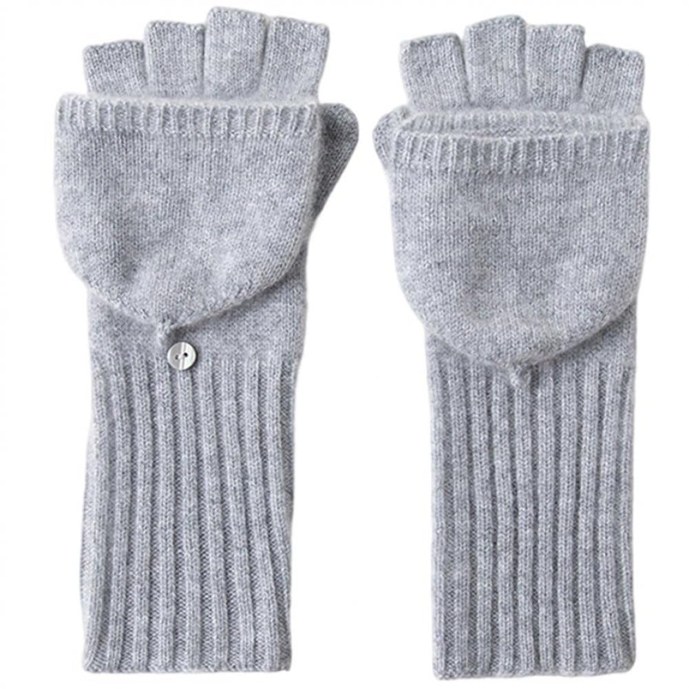 Guantes sin dedos mujer para invierno y uso de dispositivos