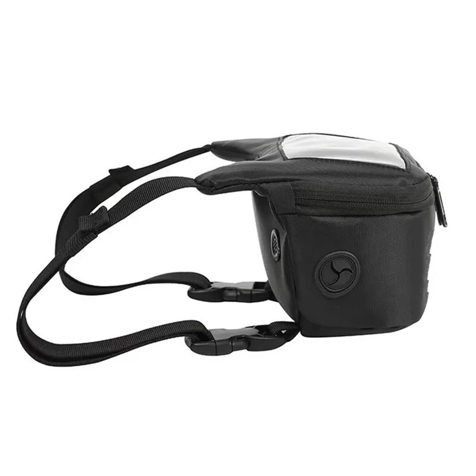 Motorrad Stoßstangentasche Für Vespa Für GTS300 Für Tmax 560 530 Motorrad- Lenkertasche Motorrad-Tanktasche Navigationstasche Touchscreen-Kopfhörertasche Motorrad Sturzbügeltasche(05 Black) Auto & Motorrad