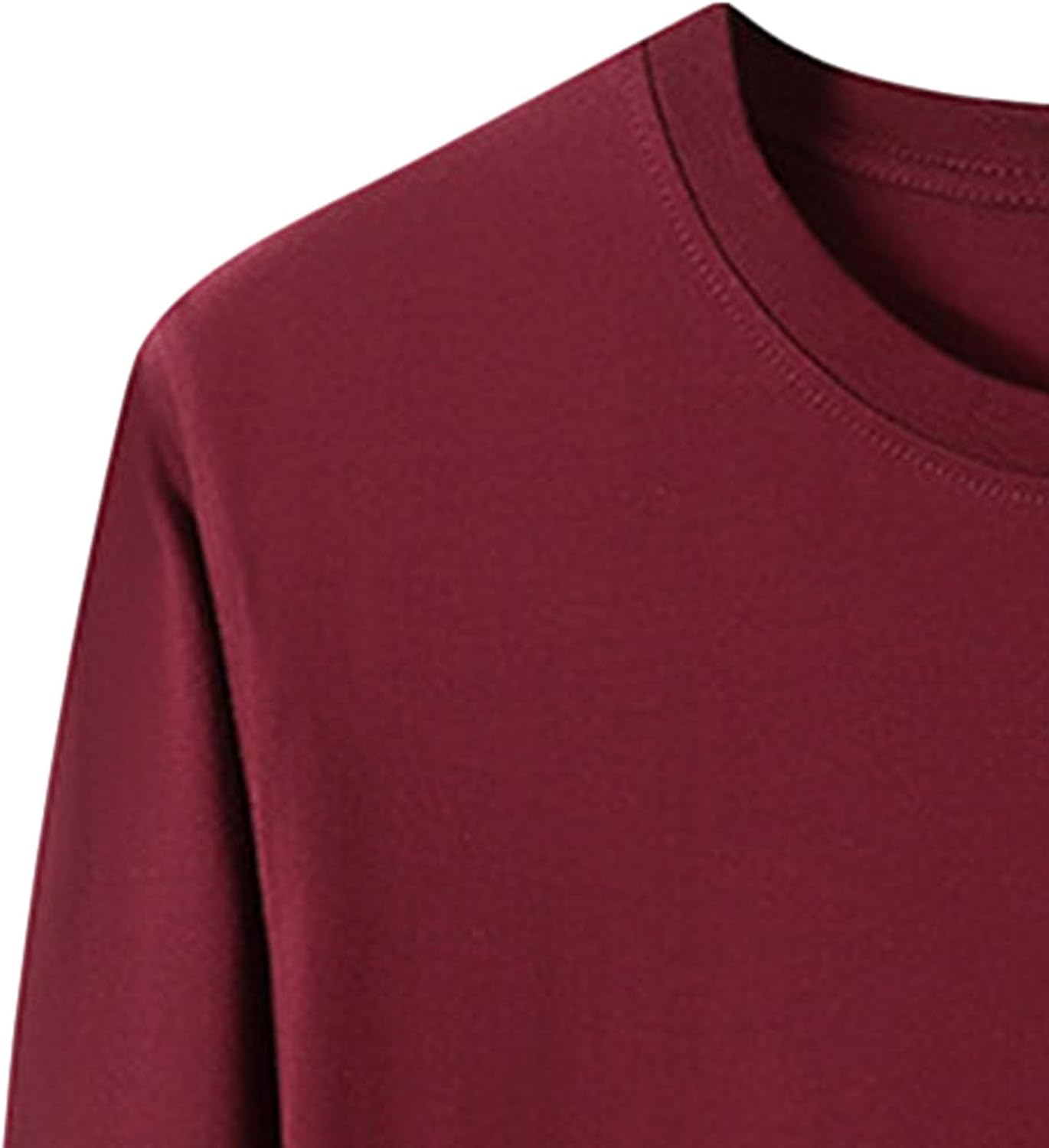 Men's Crewneck Sweater T Shirt Classic Jumper Long Sleeve Pullover Top Soft Casual Loose Workout Tops Sweaters