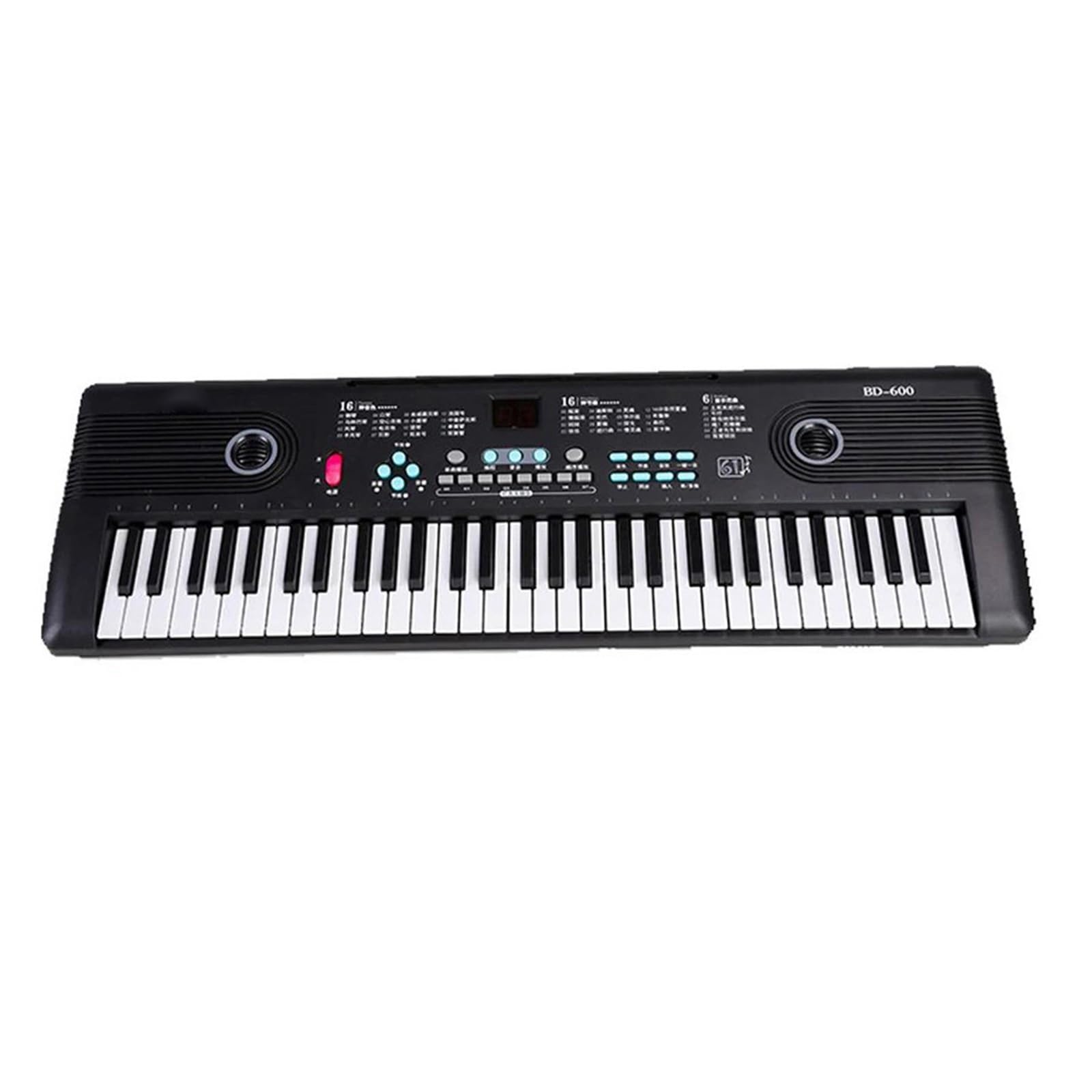Elektroniczny Instrument Fortepianowy Profesjonalne Pianino Elektroniczne Klawiatura 61 Klawiszy Z Mikrofonem Przenośne