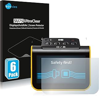 Savvies 6-Pack Screen Protection Film compatible with Kodak Slide N SCAN Film Screen Protector Ultra Clear [Scratch Proof, Anti Fingerprint]