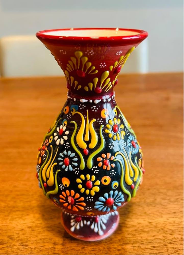 Amazon.co.jp: Nimet工房 トルコ伝統工芸 花瓶 フラワーベース