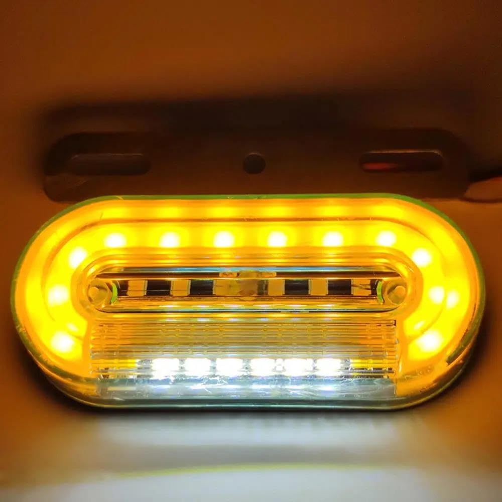 Per Camion Per Camion Rimorchio 12 Pezzi 12 V/24 V Posizione Laterali Auto Luci Esterne Indicatore Segnale Lampada Avvertimento Fanale Posteriore Freccia Laterale