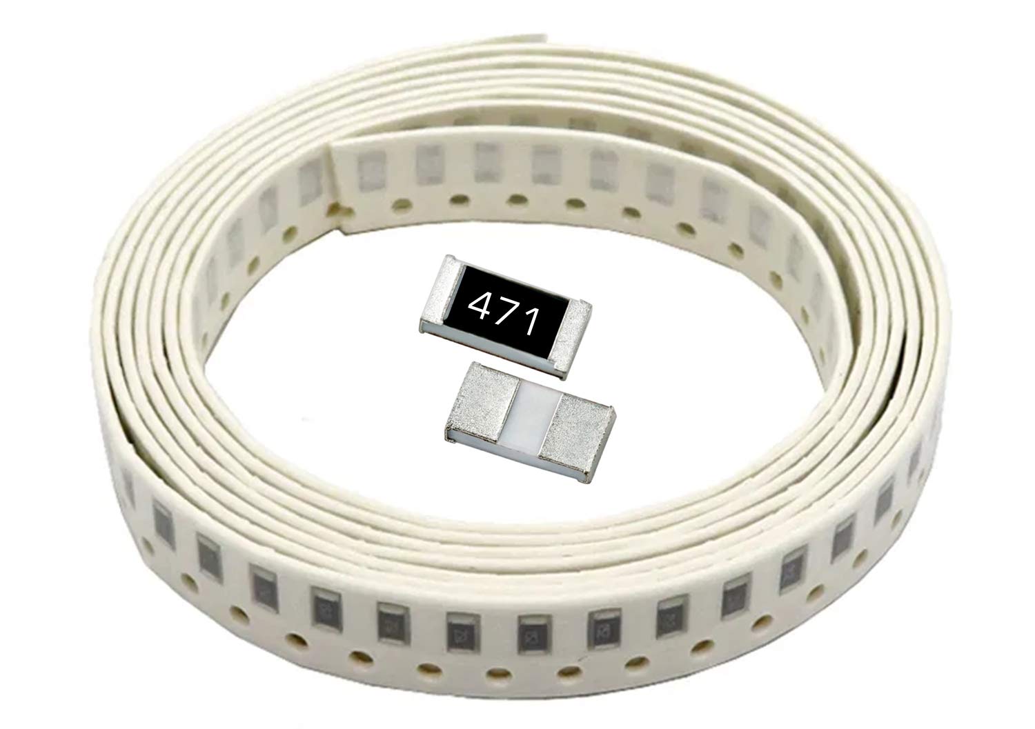 e4u 470 Ohm 1% 0.25W SMD-1206 Package Resistor - 100 No's