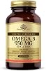 Solgar Omega 3 950 mg EPA & DHA, 100 Yumuşak Jelatinli Kapsül, Balık Yağı Takviyesi