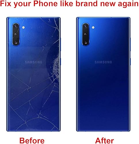 Vista 18 de Reemplazo de cristal trasero trasero para Samsung Galaxy Note 10 de 6.3 pulgadas con kit de herramientas de reparación y adhesivo preinstalado