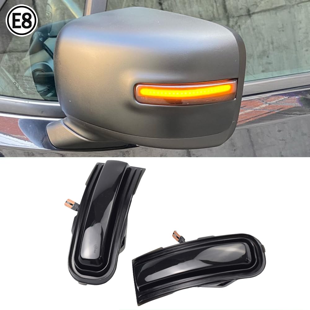 Indicatore di direzione dinamico a LED per specchietto laterale lampeggiante freccia sequenziale ripetitore lampeggiante per Jeep Renegade 2015-2022
