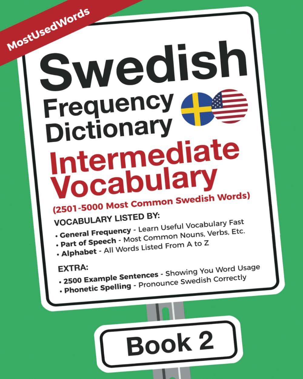 Swedish Frequency Dictionary - Intermediate Vocabulary: 2501-5000 Most Common Swedish Words (Learn Swedish with the Swedish Frequency Dictionaries)