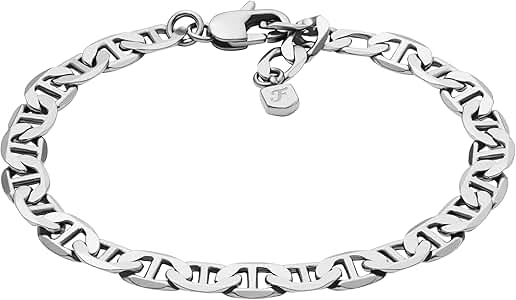 Fossil Men's Heritage Anchor Chains Stainless Steel Chain