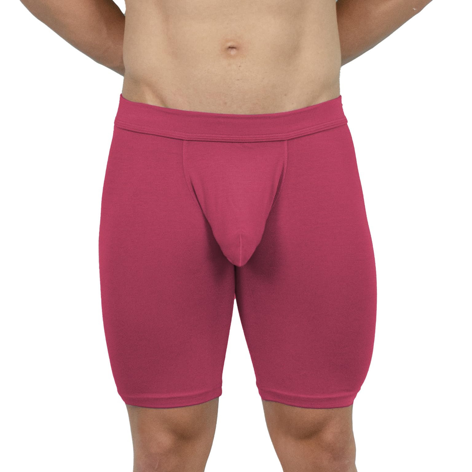 Obviously Men's Brick Underwear 9 Inch Leg Boxer Brief Eliteman Anatomax (Brick/S)