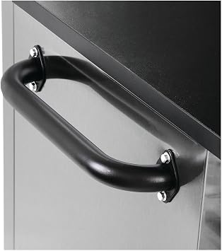 OEMTOOLS OEM24615 72 Inch 11-Drawer Garage Storage Cabinet System, Gifts for Men, Dad Gifts, Rolling Tool Chest, Mobile Workstation Tool Box with Drawers for Garage | Stainless Steel Cabinet System, 100 Lb. Capacity Slides, Black Aluminum Drawer Pulls, Color Coded Flat Key Locking System