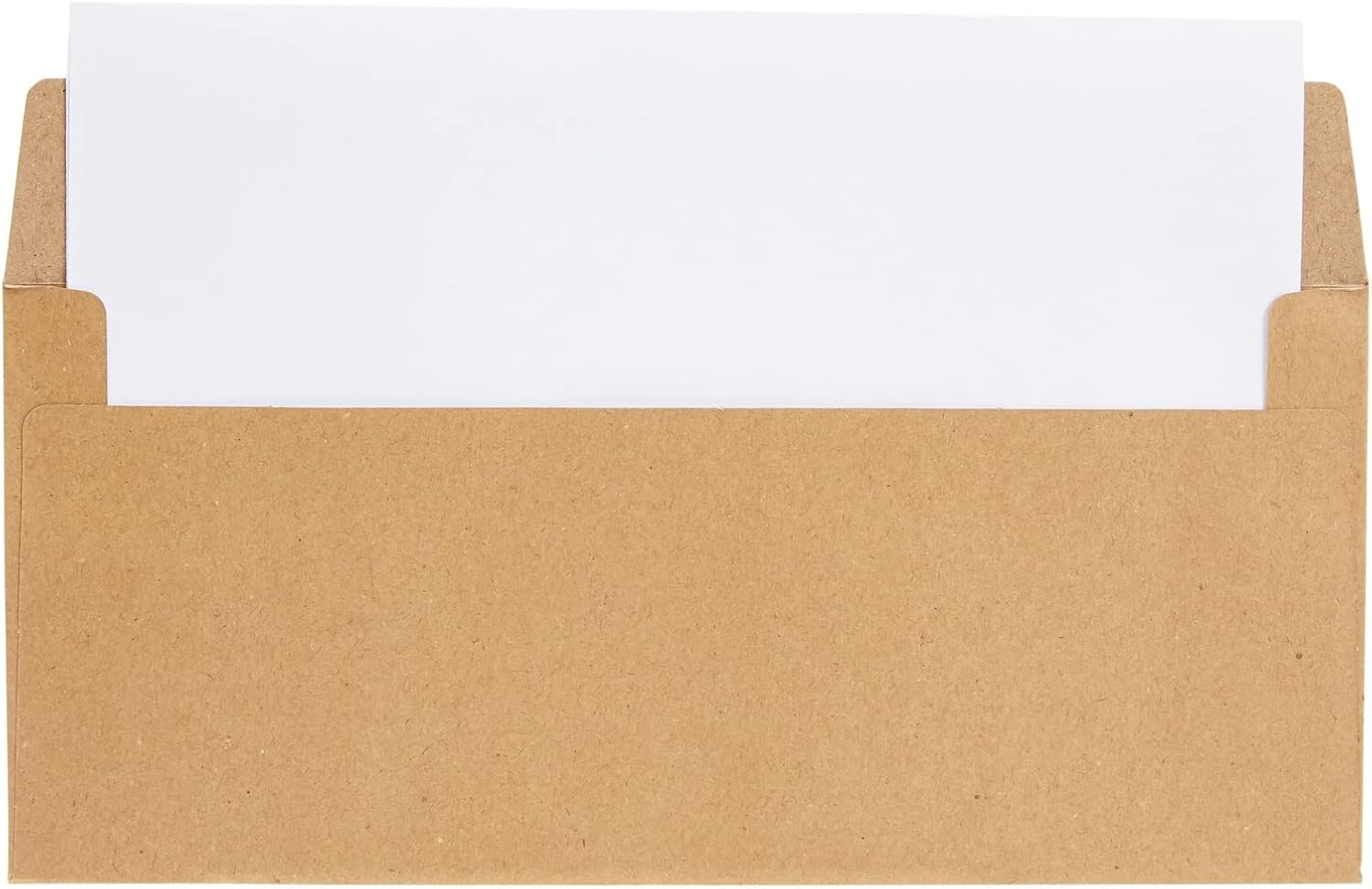 Juvale Mailing Envelopes - 10 (4-1/8 x 9-1/2 In) Brown Flat Gummed Seal - 100-Count Durable Paper Construction - For Greeting Cards & Gift Certificates - Image 8