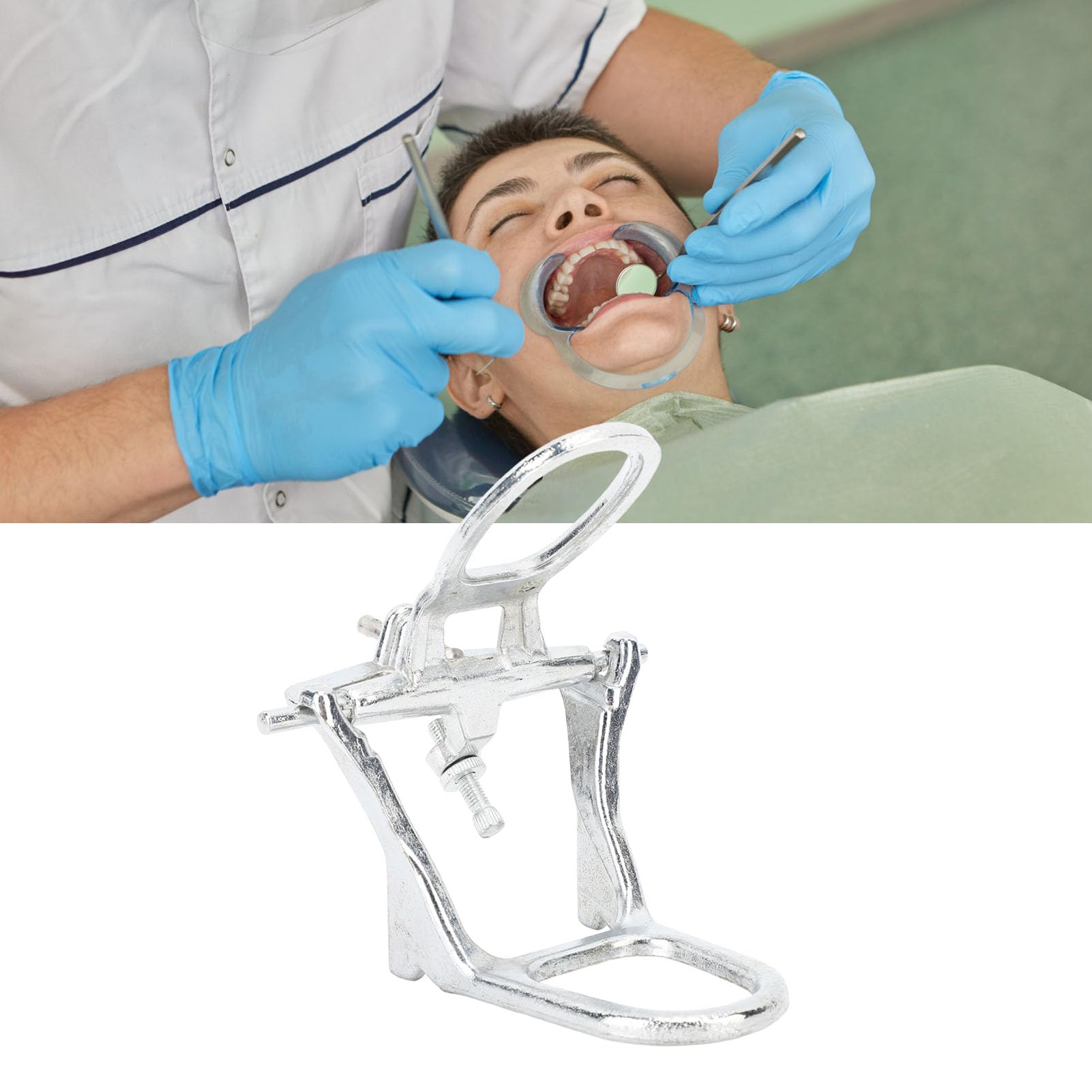 Articulador de Dentadura Postiza de Construcción Metálica para Laboratorio