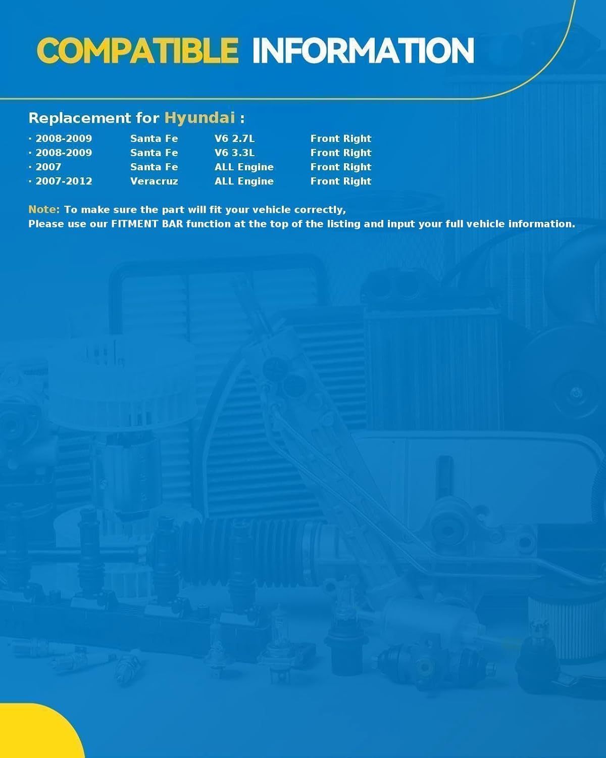 PHILTOP Front Right CV Axle Shaft Assembly for Hyundai Santa Fe 2007-2009, Hyundai Veracruz 2007-2012, 66-3540 CV Axle Shafts