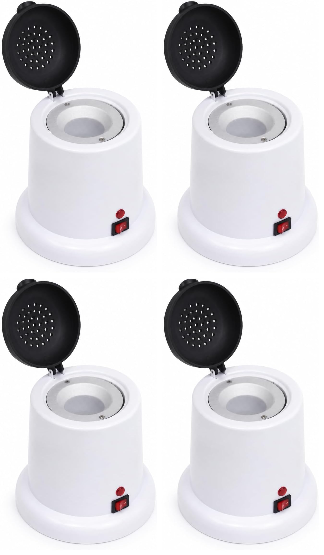 GC GLOBALCOMMERCE Sterilizzatore al Quarzo con Microsfere Professionale per Estetica Nail Art New (Confezione da 4)