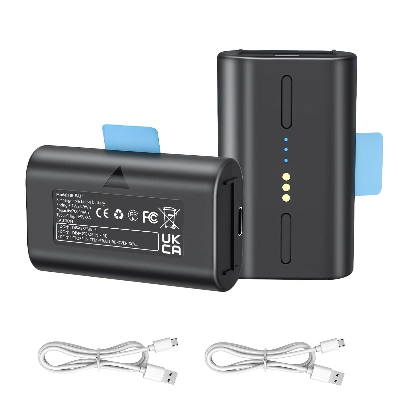 iPhone11Pro512GBバッテリー74%SIMロックなし Amazon.com: 2-Pack 7000mAh Rechargeable Battery Pack Compatible