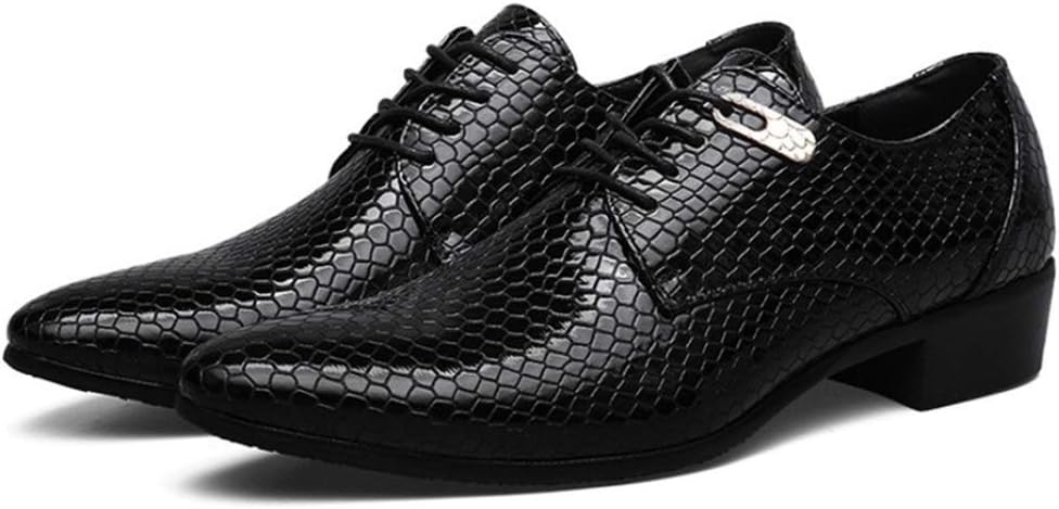 Scarpe Oxford Uomo In Pelle Con Lacci - Scarpe Formali Comode Per Matrimonio E Ufficio