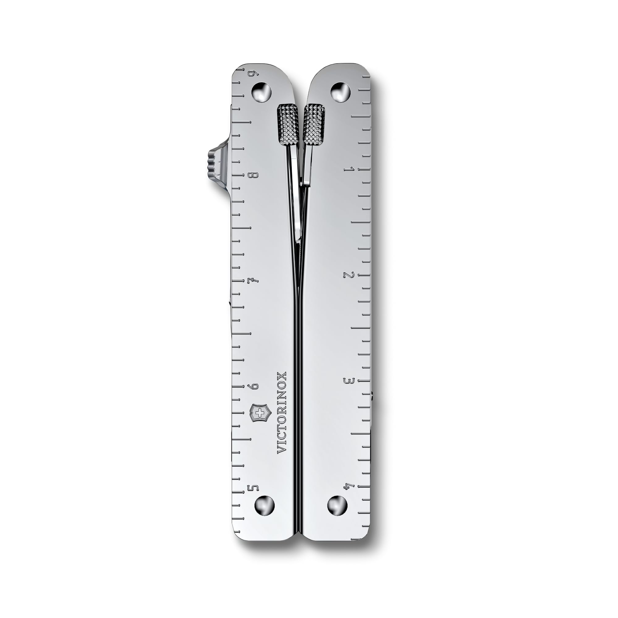 Victorinox Multifunktionswerkzeug SwissTool X Plus (37 Funktionen, Bit-Schlüssel, Kombi-Zange) Leder-Etui, silber