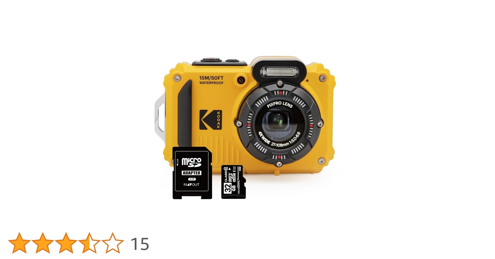 KODAK PIXPRO WPZ2  防水・防塵・耐衝撃 Amazon | [正規品 2025 国内版] PIXPRO KODAK WPZ2 コダック