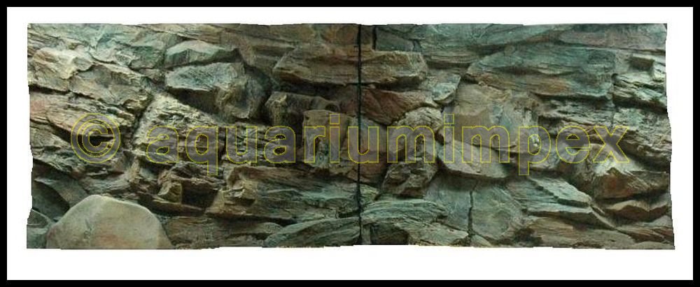 3D Aquarienrückwand 150x60 Rock