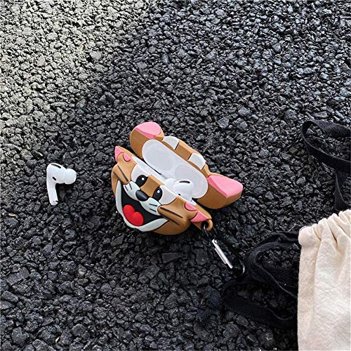 Image of Cartoon Silicone Case Compatible with Apple AirPods Pro 2 Case Cover - Cute 3D Shockproof 360 Protective Skin Cover with Keychain | AirPods Pro 2nd Gen Case (Mouse)
