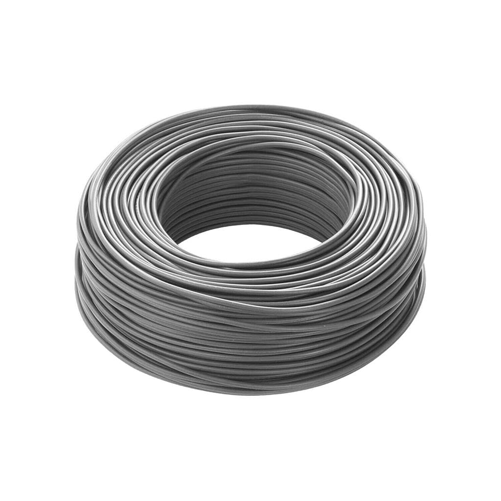 Cavo Icel FS17, Matassa Metri, Filo Elettrico Unipolare Isolante, Impianti Elettrici, Case, Imprese Edili (Grigio, 1 x 4 mm)