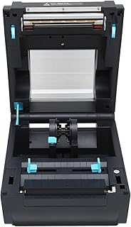 CCYLEZ Thermal Label Printer, USB Label Printer, Portable Printer, Desk Printer203DPI High Resolution Clear Print 160mm/s Speed, for Catering, Shop, Business(UK Plug)