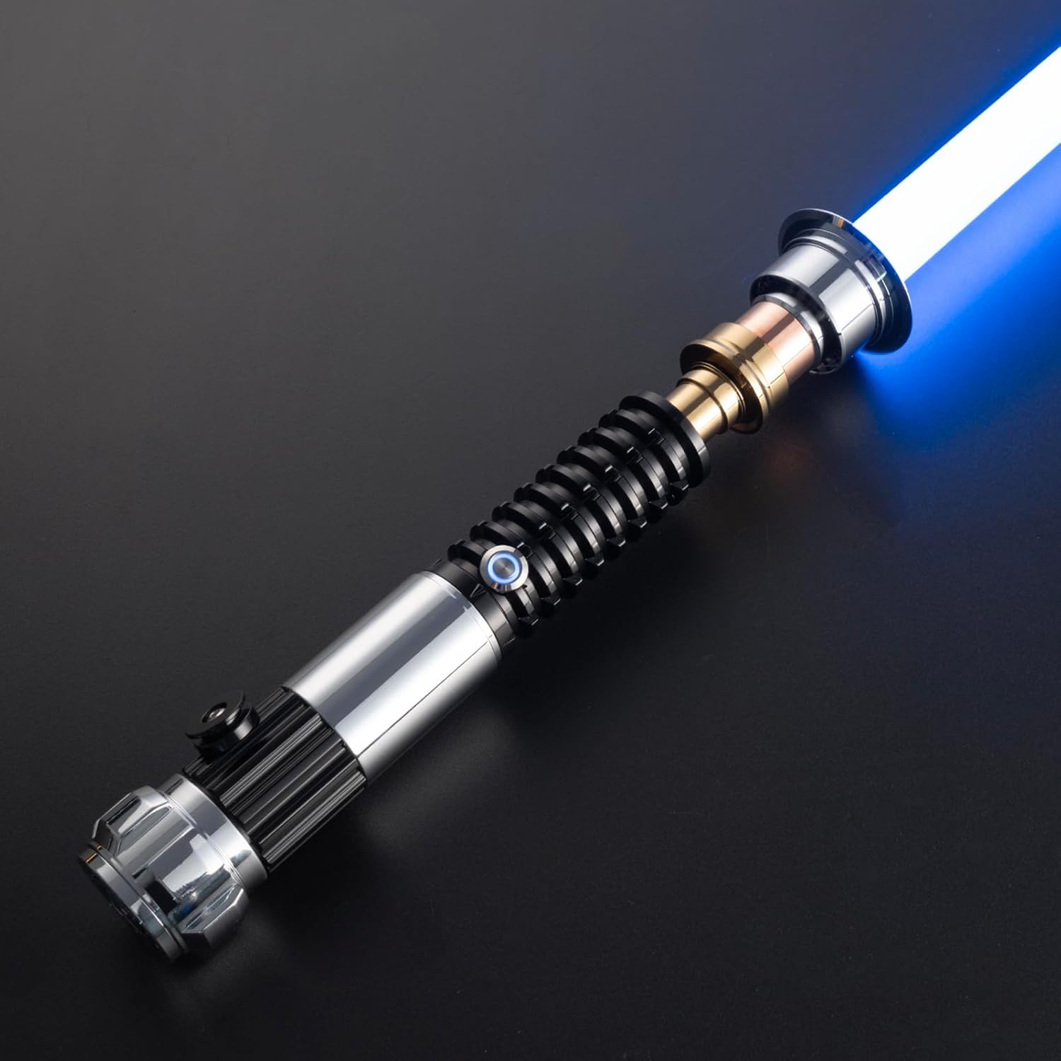 LIHTJOYFUN Lightsaber,Light Saber,18 Set Sound Effects with 19 Colors Change,Motion Control Premium Metal Handle(OBI-Wan)
