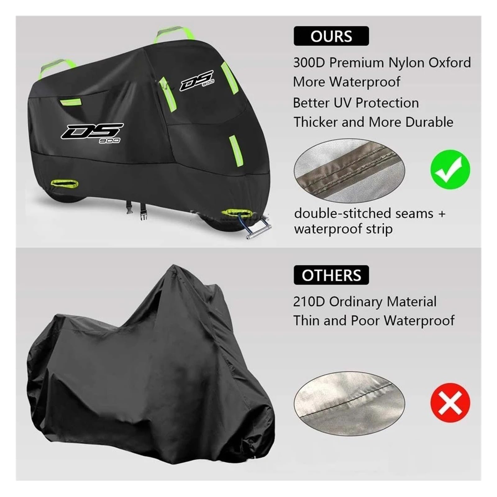 Cubierta Motocicleta Protectora Cubierta De Motocicleta Protección A Prueba De Nieve Al Aire Libre Llia Impermeable Accesorios A Prueba De Nieve para DSX 900 DS900X 900 DSX 2024