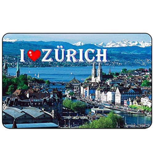 Cadora Magnetschild Kühlschrankmagnet I Love Zürich