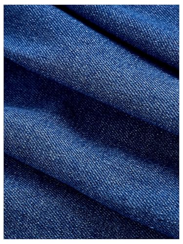 Milumia Women's High Waisted A Line Bubble Denim Mini Skirt Puffy Short Skirts4