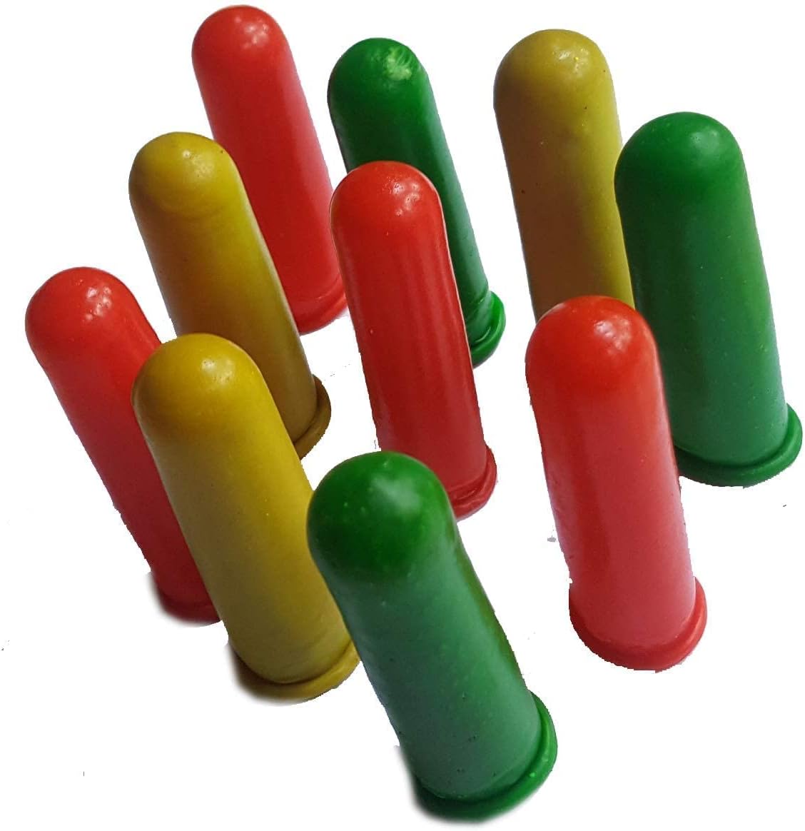 RCare Long Lasting Rubber Finger Caps Guard for Kitchen Cutting Vegetables Reusable Free Size (Pack of 50)
