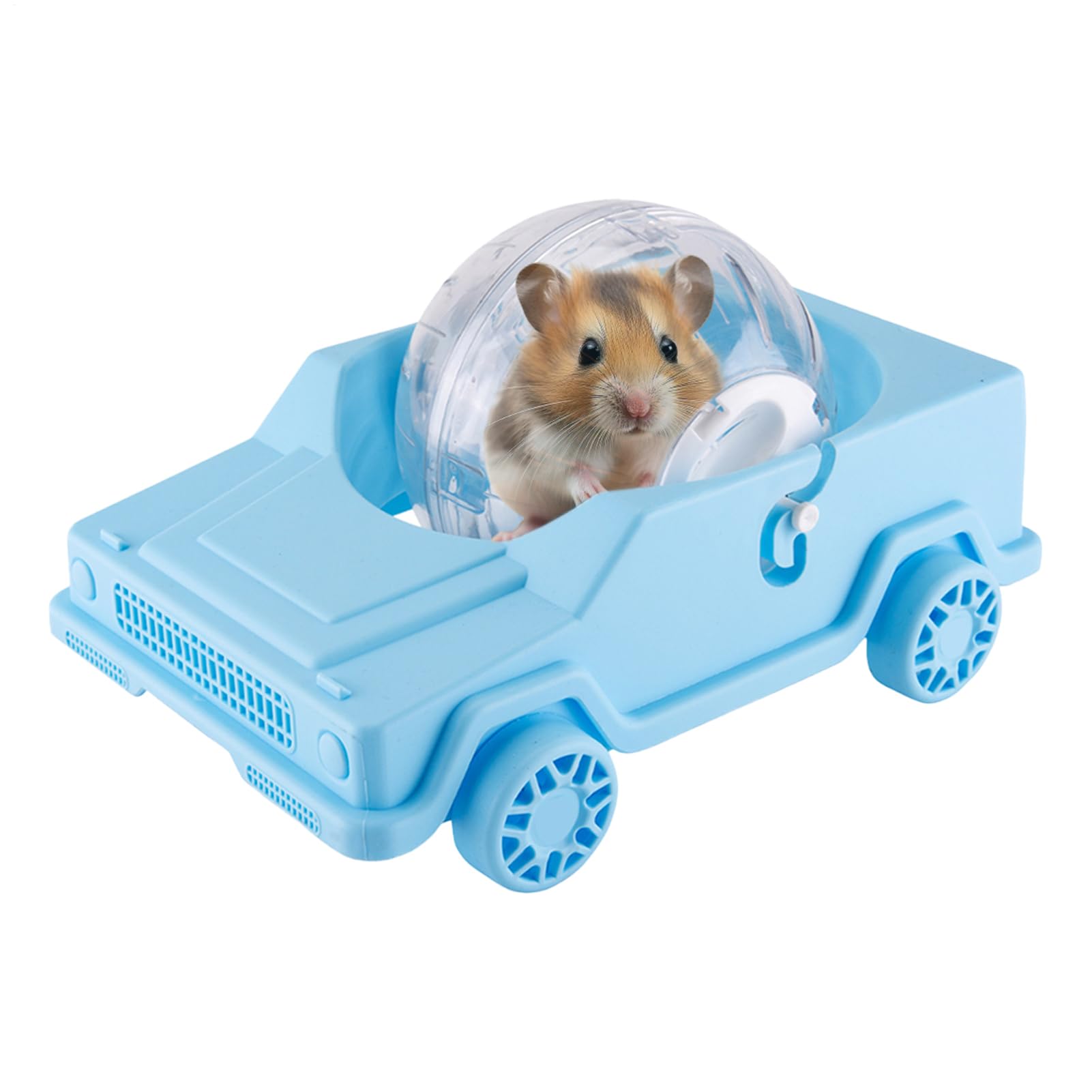 Roue de hamster design voiture pour aménager un espace de jeu interactif