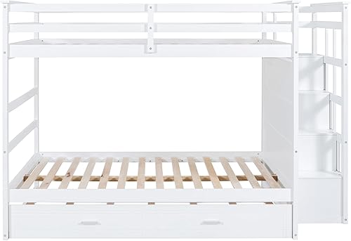 Miniatura 245 de Versatility - Litera individual sobre individual con escritorio y armario integrados, cama alta de madera maciza y plataforma independiente con