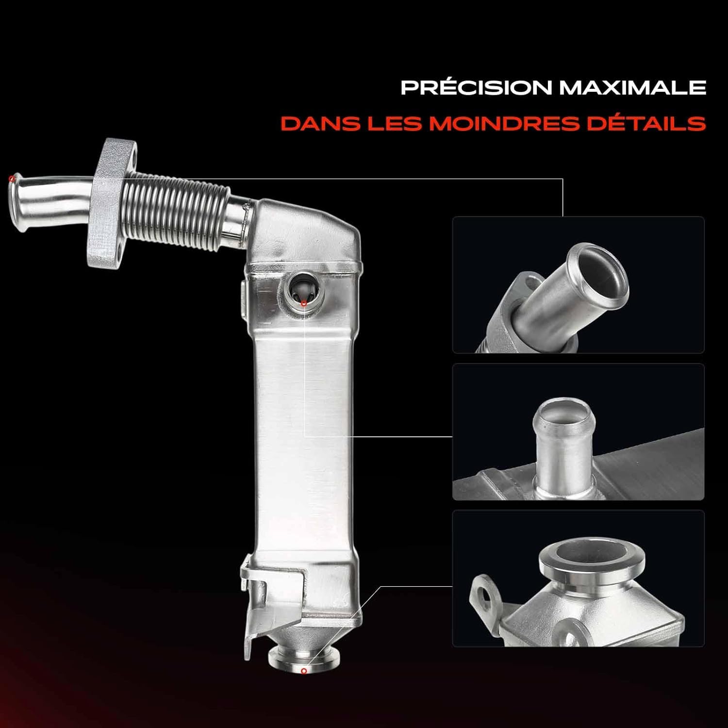 Frankberg Vanne EGR de recirculation des gaz d'échappement 11717790065 | Compatible avec: Série 3 E46, Série 6 Cabriolet E64, Série 3 Cabriolet E46, Coupé Série 3 E46, Série 5 E60