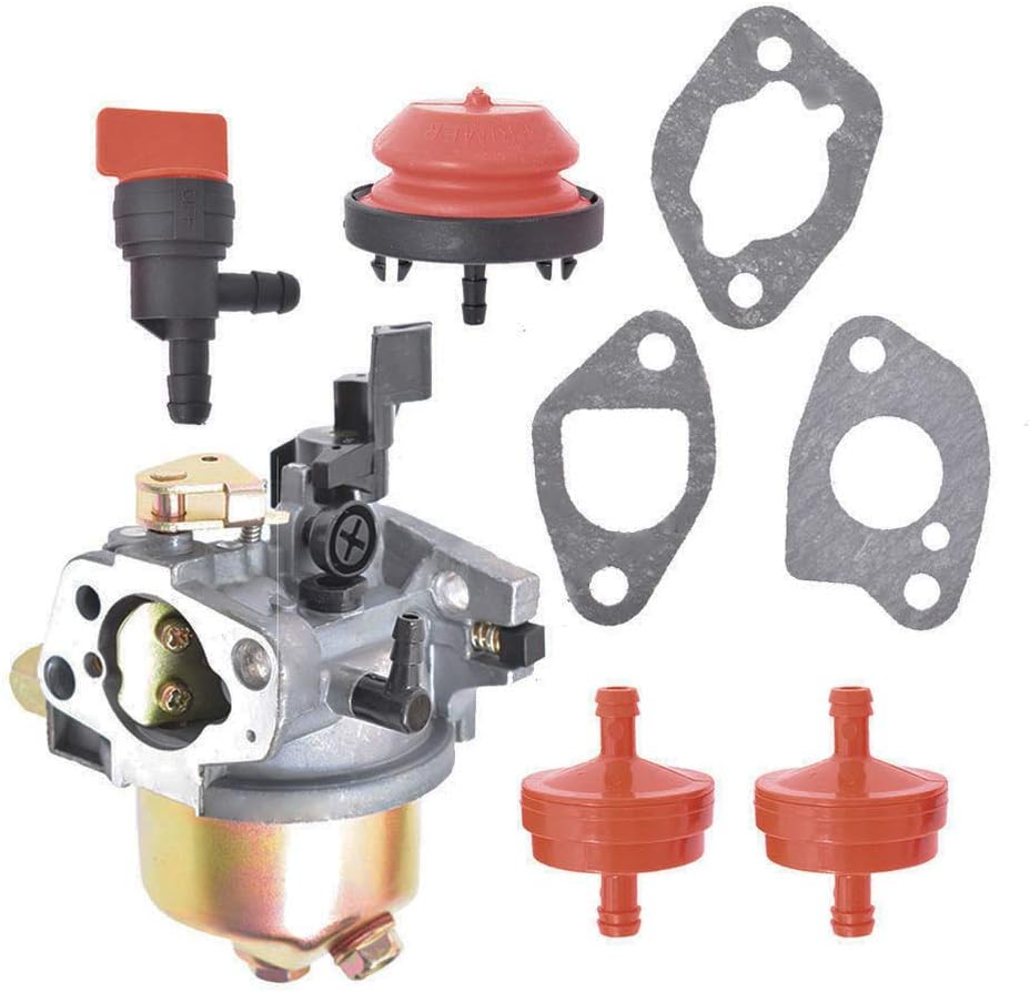 ALL-CARB 951-12705 Carburetor Replacement for HUAYI 165S 165SA 170S 170SA Carb for 951-10974A 951-10974 951-12705 520-862 Snow Blower with Primer Bulb Gaskets Fuel Filter