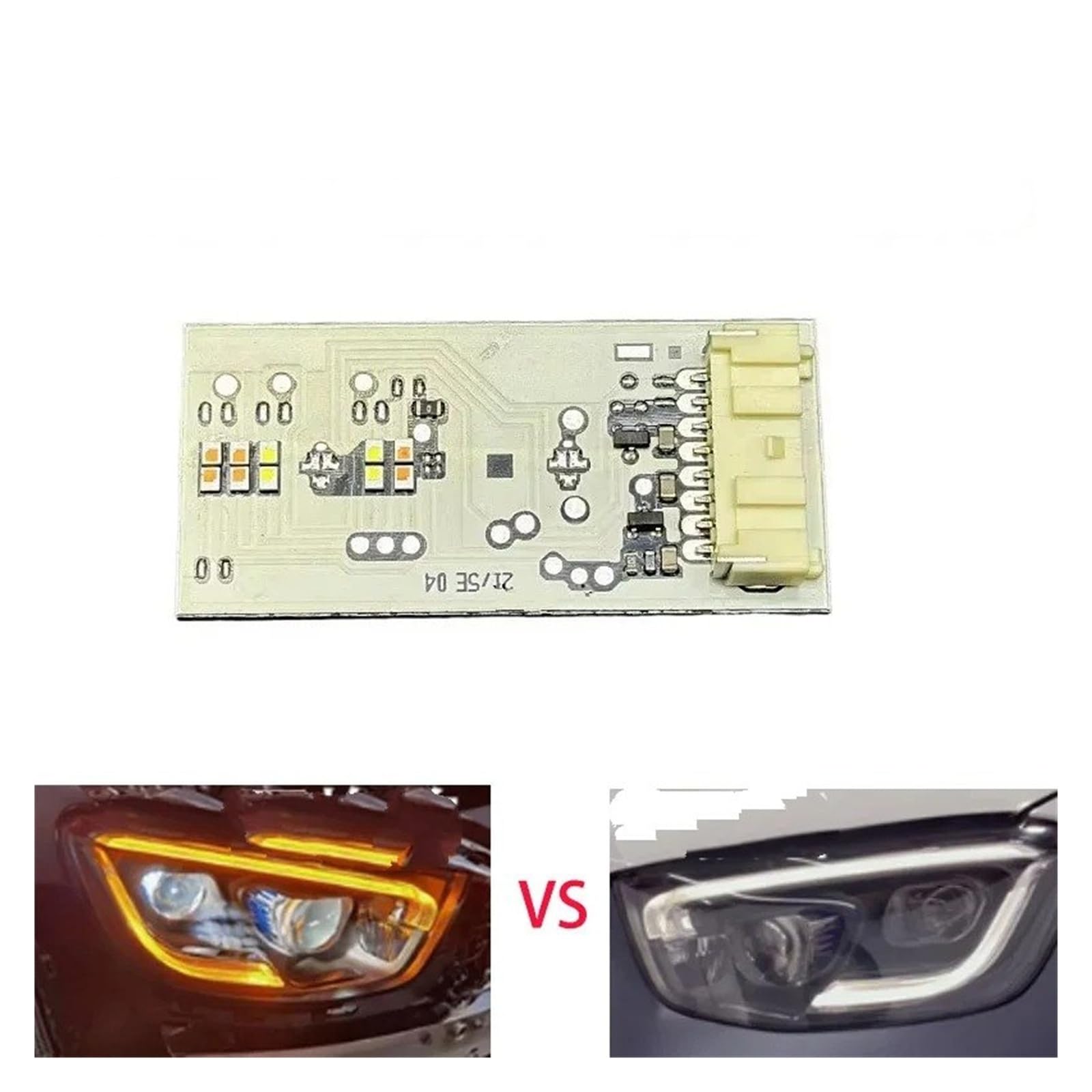 Unidad Control balasto Faros para Benz para GLC LED 2020 2021 2022 Faros Delanteros Coche DRL Chip Balasto Placa Circuito Fuente Luz Accesorios Blanco