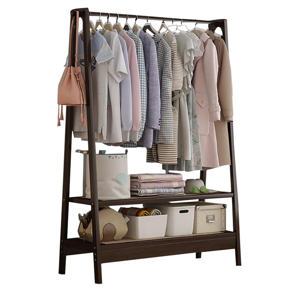 Porte-manteau industriel en bois pour un couloir et salon toujours rangé
