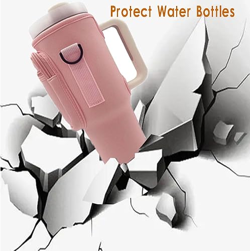 Miniatura 3 de Stanley - Correa cruzada Stanley - Soporte para botella de agua, vaso, funda de neopreno para botella de agua con bolsillo para teléfono para taza