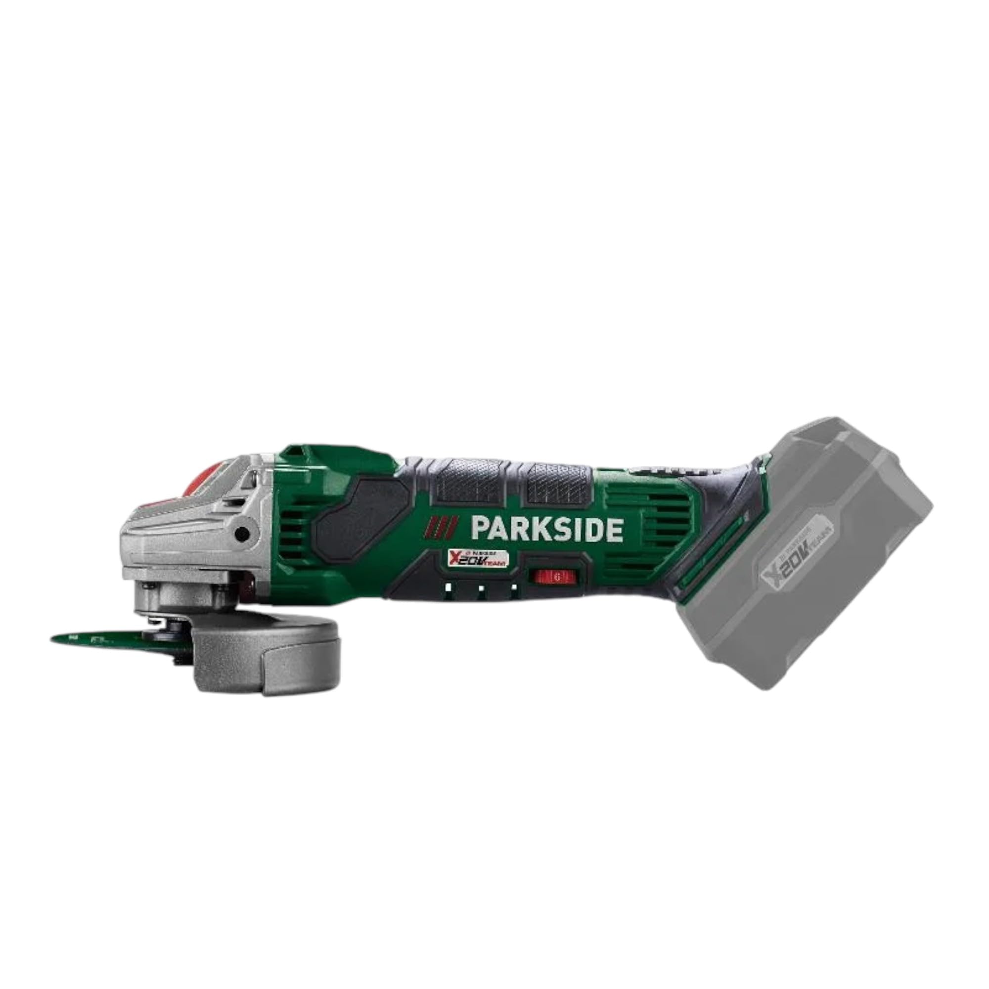 Parkside Amoladora angular inalámbrica PWSA 20-Li con batería de 4,0 Ah y cargador en maletín