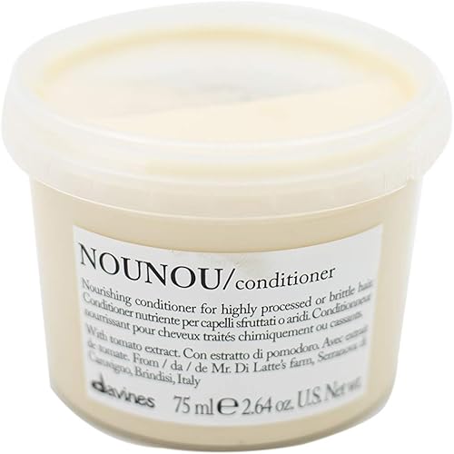 Davines NOUNOU Conditioner, Hydrating Deep Conditioner for Bleached, Permed, Relaxed, Damaged Or Very Dry Hair, Replenishes Chemically Processed Hair