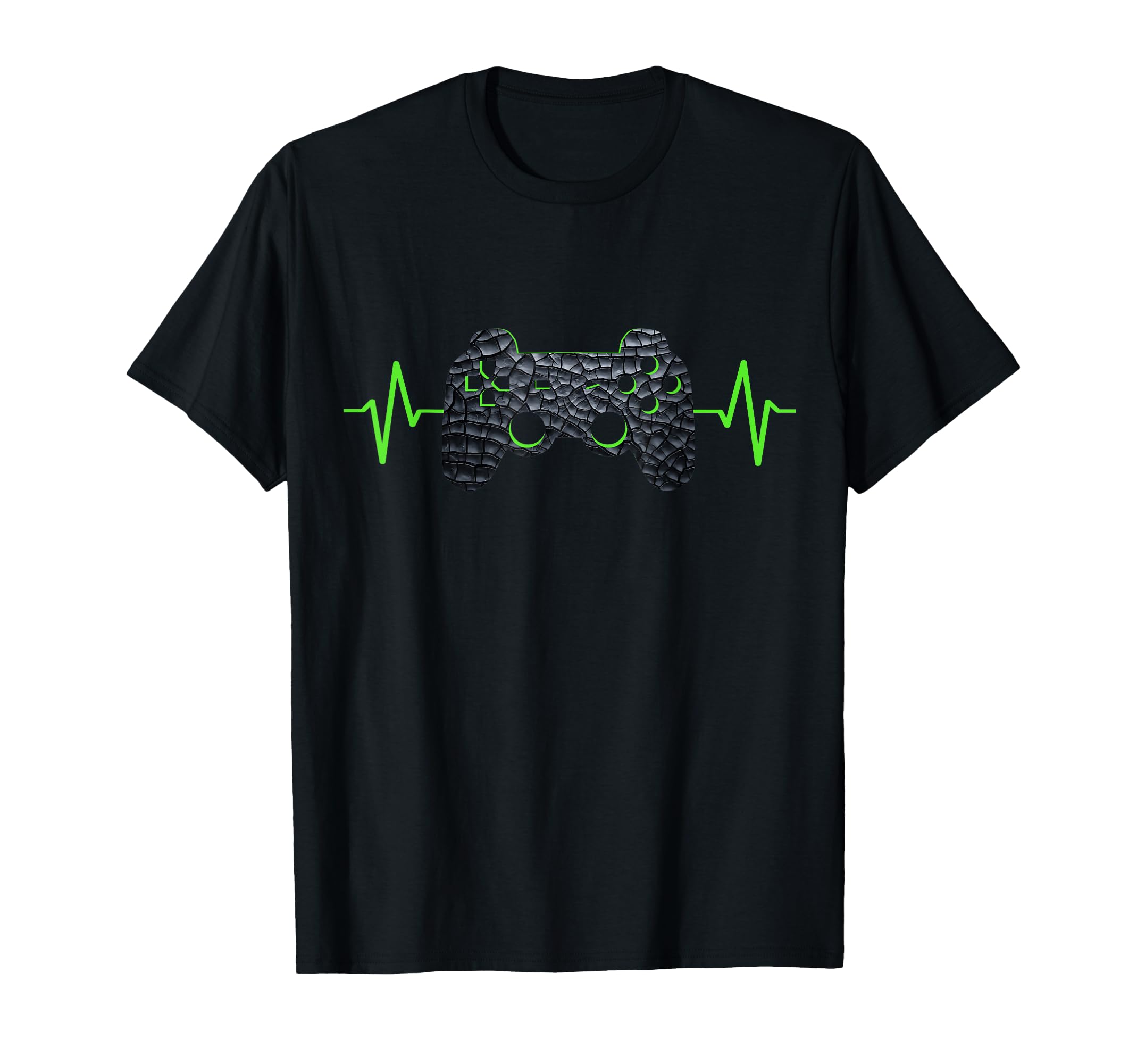 Gamer Heartbeat Gaming Video Games Graphic Boys Teens T-Shirt